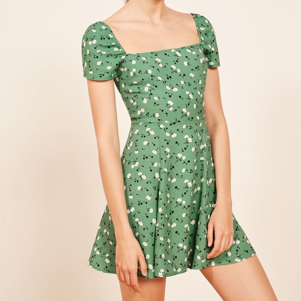 Reformation Telluride Dress in BLACK
